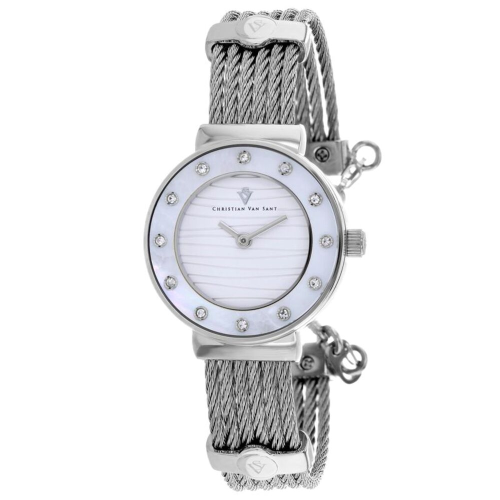 Christian Van Sant Women's Cavo Silver Dial Watch - CV1290